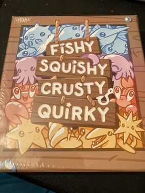 Fishy Squishy Crusty Quirky card game sealed